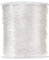 JZZJ Filo Elastico di Perline Fabbricazione dei Gioielli Stringa Elastica Poliestere Cavo per Bracciali e Mestieri, 0.8 mm, 100 m, Trasparente