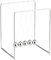 Relaxdays 4X Pendolo di Newton, Gioco di Fisica, Decorazione per la Scrivania & L'Ufficio, 5 Sfere Metalliche, Argento