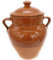 Tinaja de barro para aceitunas con tapa 3 l. 25 cm.