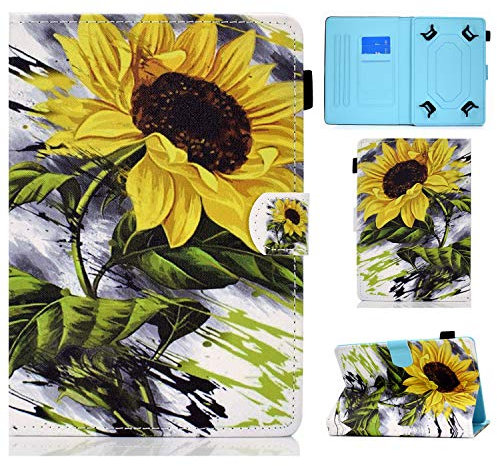 Universal Case for 7-8 Tablet, Leather Case Stand Cover with Card Slot for ASUS ZenPad Z380M, Samsung Galaxy Tab A 8.0 / Tab E 8.0, Huawei MediaPad M2 8.0/T3 8, Lenovo Tab3 8/Tab E7