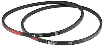 sourcing map 2Stk A813 Keilriemen, A Profil Gummi Antriebsriemen 813mm Innenumfang