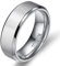 Zakk Damen Herren Ringe Titan Silber Matt Gebürstet Verlobungsring Partnerring Eheringe Trauringe 4mm 6mm 8mm 10 mm Breit (8mm,63 (20.1))