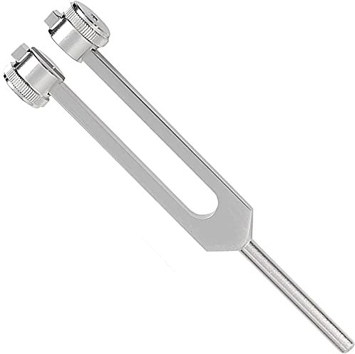 DEXSUR Stimmgabel aus medizinischer Aluminiumlegierung, sensorische Stimmgabel-Aktivator für Heilung, Therapie, nicht magnetisch, je eine C 256 Stimmgabel