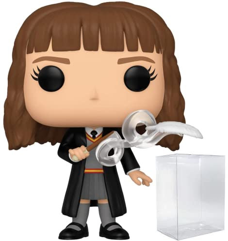 HARRY POTTER - Hermine Granger with Feather Funko Pop! Vinyl-Figur (gebündelt mit kompatibler Popbox-Schutzhülle)