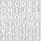 36 Stück wiederverwendbare Buchstabenschablonen Alphanumerische Malschablone Oberbuchstaben Schriftart Vorlagen Alphabet und Zahlenschablonen, für DIY Scrapbooking Malerei, Malerei auf Holz (3 Zoll)
