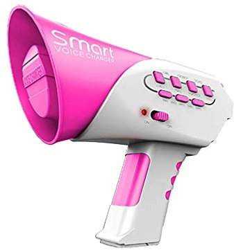 TOYANDONA 1Pc Voice Changer Horn Toy Funny Voice Change Megaphone Role Cosplay Party Prank Sound Changer Loudspeaker