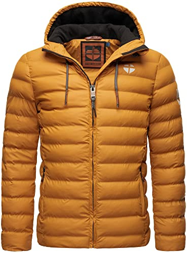 STONE HARBOUR Herren Winterjacke Regenjacke Steppjacke Wasserdicht Gefüttert Jacke Zaharoo S-XXXL