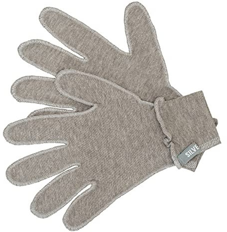 SILVER 25 Handschuhe für Damen mit Neurodermitis - grau M