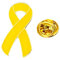 Yellow Awareness Pin Soutien De Sensibilisation A L'épingle A Ruban Jaune Sarcome Cancer Des Os Endométriose Lutte Contre Le Survivant Memorial Loved One Gift