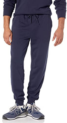 Amazon Essentials Pantaloni Della Tuta in French Terry Leggeri (disponibile nelle taglie Big & Tall) Uomo, Blu Marino, XXL