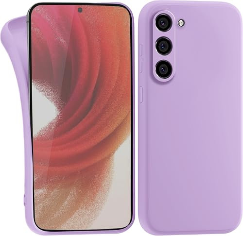 MyGadget Cover per Samsung Galaxy S23 - Custodia Protettiva in Silicone Morbido – Case TPU Flessibile - Ultra Protezione Antiurto & Antiscivolo Lilla