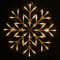 Albert Austin Snowflake 50 LED Lights | Battery Powered Christmas Lights | Window Hanging Flash Lights | Bright LED Lights Festive Decoration for Indoor Home Office (Warm White)