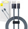 Baseus Dynamic Series - Cable de datos de carga rápida USB a IP 2.4a 1m gris pizarra