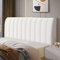 AZMANI Bett Kopfteil Bezug/Überzug, Staubdichte Stretch Bett Kopfteil Abdeckung, Rückenschutz All-Inclusive Slipcover, Bettkopfteil Hussen Waschbarer All-in-One-Bezug (Color : White, Size : 190x60cm)