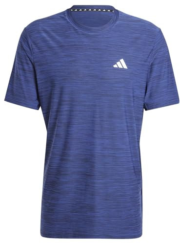 adidas Homme Train Essentials Stretch Training Tee, Dark Blue/Black/White, 4XL
