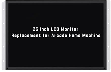 UNICO 26 inch Arcade Monitor, 4:3 Ratio LCD Gaming Monitor for HDMI/VGA/CGA/EGA Arcade Machine, Easy Install Monitor Arcade Accessories - 26inch