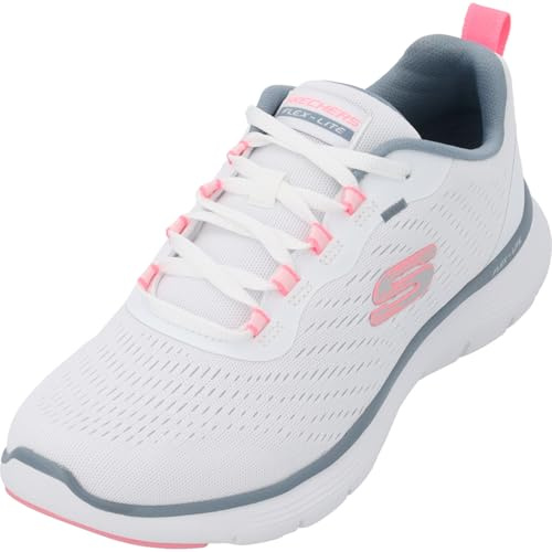 Skechers FLEX APPEAL 5.0, Women's Sneaker, White, 3.5 UK
