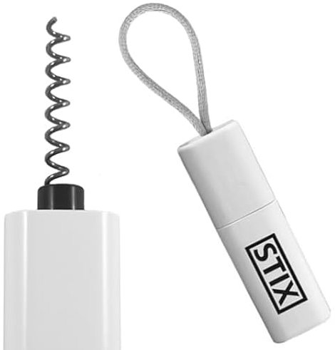 STIX-Zieher Premium mit Schlüsselbändchen - Tool zum Entfernen von abgebrochenen Sticks im Gerät - kompatibel mit IQOS ILUMA Prime One TEREA - weiß