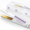 Faszin Hair Straighteners, Ionic Titanium Plate for Smooth Shiny Results, 20S Fast Heat Up Flat Iron, Clear LCD Display, 2 in 1 Straightener and Curler Styling Tool for Straighten Hair (Ivory)