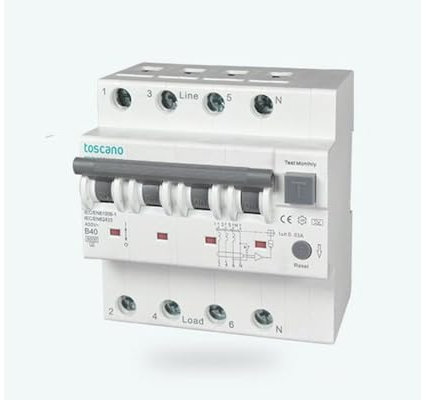 Interruptor diferencial+magnetotérmico 3P+N 10KA 63A 300mA 10003766 de Toscano