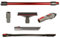 vhbw 6-Part Vacuum Cleaner Accessory Set Compatible with Dyson Refurbished V7 Handheld Trigger Red