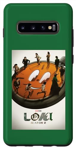 Hülle für Galaxy S10+ Marvel Studios Loki Staffel 2 TVA Miss Minutes Run Poster