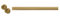 28mm Naturals Wooden Eyelet Curtain Pole, Recess Bracket and fit, Wood Pole, Aged Oak, 180 cm