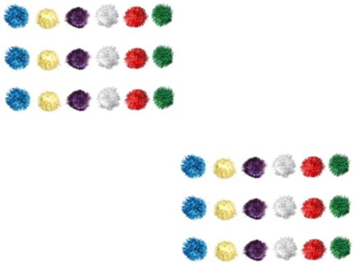 Milisten 36 STK Katzenspielzeug Glitter Ball Pet-Ball-Spielzeug Katzenbedarf Kätzchen Spielzeug Interaktives Katzenspielzeug Ballspielzeug Für Katzen Katzenzubehör Kaschmir Haustier