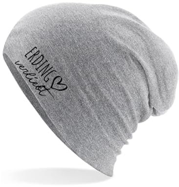 Huuraa Mütze Erding verliebt Geschenk Heather Grey Erding Accessoire