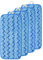 Gudotra Lot de 4 Lingettes Réutilisable pour Swiffer Wet Jet Balai Spray Chiffons Serpillières en Microfibre Lavable à Motif de Vague Nettoyer Le Sol Sec ou Humide (4pcs-vague)