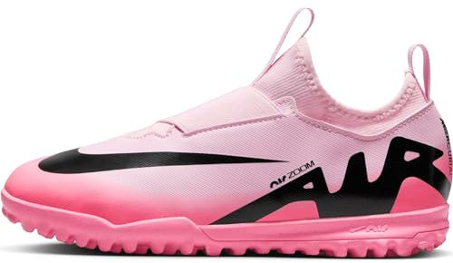 NIKE Boy's Unisex Kids Jr Zoom Vapor 15 Academy Tf Football Soccer Shoe, Pink Foam Black, 11 UK Child