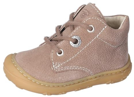RICOSTA Mädchen und Jungen Stiefel Cory, Kinder Lauflernschuhe, Weite: Mittel, lose Einlage, terracare, schnürstiefel, Booties, Schoko (271), 24 EU