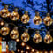 aurogeek Lichterkette Außen Batterie - G30 9m 20 LED Glühbirnen Outdoor Lichterketten Warmweiß mit Fernbedienung Timer Dimmbar Garten Beleuchtung IP64 für Gärten Weihnachten Balkon Bistro Lichter