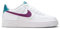 Nike Scarpa Air Force 1 (GS) FV5948-108 (Bianco/Viola, Sistema Taglie Calzature EU, Adolescente, Numero, Media, 36)