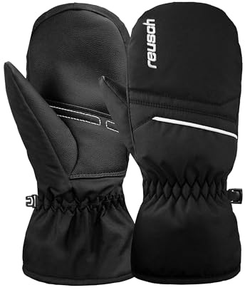 Reusch Alan Junior Mitten - Manoplas cálidas, Suaves, Resistentes al Viento y Transpirables, Guantes de Invierno, Guantes de esquí para niños, Adolescentes, niñas y niños