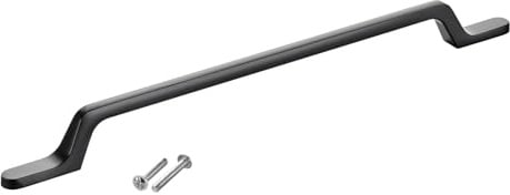 SOTECH Möbelgriff BLACKLINE IV BA 224 mm schwarz matt | (Länge 290 mm, Breite 12 mm, Höhe 26 mm) Aluminium Kommoden-Griff