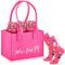 Jadive Prosecco Damen Handtasche Lady's Bag Filztasche für 6 Flaschen Flaschentasche Flaschenkorb Lustige Socken Flaschenträger Einkaufstasche Geschenke für Frau Freundin Mädelsabend