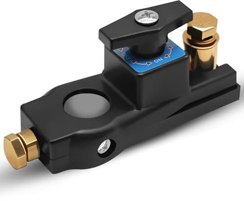 Car Battery Disconnect Switch 12V 24V Universals Battery Shut Off Isolator Switch for Car Truck Boat Heavy Duty, Anti-Leakage Power Off Auto Part for Automotive Maintenance & Modification