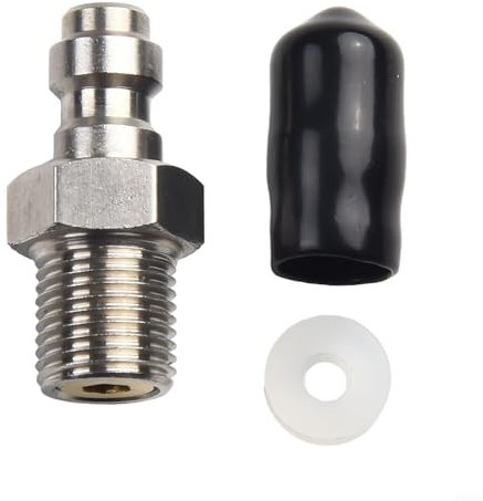 Valvola a connessione rapida con connettore maschio da 8 mm con M10* 1 per raccordi per pompe ad alta pressione (1-8BSPP)