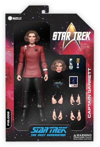 Star Trek Captain Garrett, The Next Generation - Yesterday's Enterprise, Maßstab 1:10, Sammel-Actionfigur