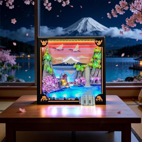 BRIKSMAX Kit d’éclairage à LED pour Lego 31218 Les cerisiers en Fleurs - Compatible with Lego Art Blocs de Construction Modèle- Pas inclure l’Ensemble Lego