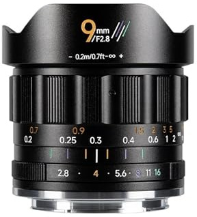 Kompatibel mit Sony E Nikon Z Canon RF Fujifilm XF M43 APS-C 9 mm F2.8 Ultraweitwinkel-Prime-Objektiv for Straßenfotografie(Macro 4/3)