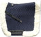 Engel Reitsport Lammfell Schabracke Stoff Marineblau Fell Babyblau hellblau (Schabra 3 mit Fellrand komplett) farbenfroh: mit 12 Lammfell Farben kombinierbar! Dressur (D)