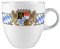 Seltmann Weiden 001.479426 Compact Bayern Becher 0,50 L, Porzellan, Blau/Weiß/Gelb/Rot