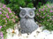 STEINFIGUREN SPICKER Steinfigur Eule, 120/1 Gartenfigur Steinguss Tierfigur Basaltgrau