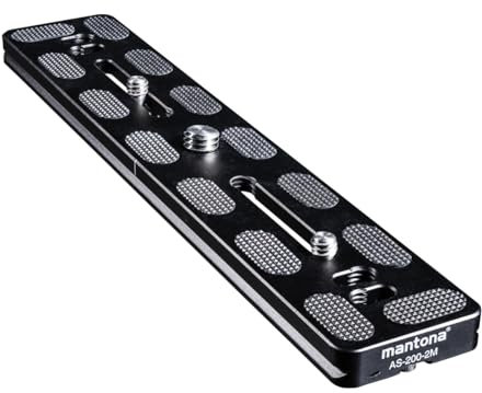 Mantona Schnellwechselplatte Arca Swiss, 200 mm schwarz