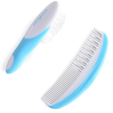 Babyhaarpflege Set C2000 blau, Kamm, Kamm, empfindliche Kopfhaut BPA-frei