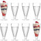 Argon Arts de la Table Knickerbocker Glory Dessert Sundae Lunettes - 350ml (12,3 oz) Coffret Cadeau de 8