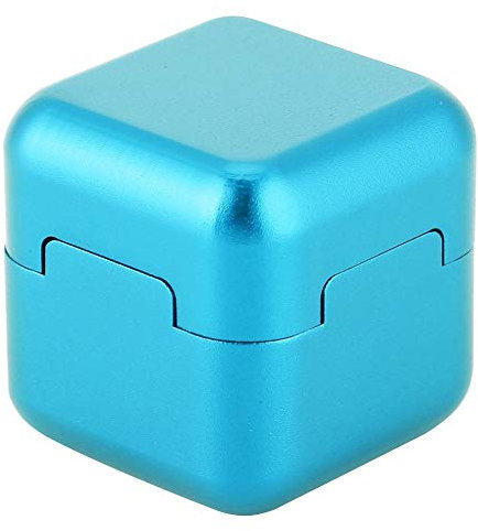 Tragbarer Mini magnetischer Billardkreidehalter aus Aluminium für Billard Queue Snooker Zubehör, blau