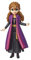 Disney Frozen Hasbro 2 - Anna Bambola con Mantello Rimovibile, Ispirata all Film 2